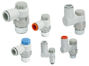 通用速度控制阀  弯头型／万向型 压下锁定式 AS